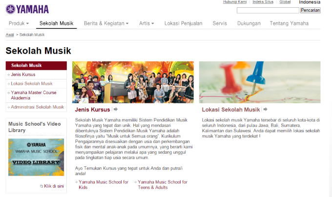 Sekolah Musik Yamaha Musik Indonesia Distributor Alat Musik   Sekolah Musik