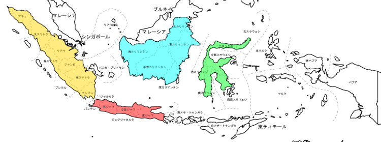インドネシアの主要都市 10の主要都市を知っておこう ジャカルタブログ
